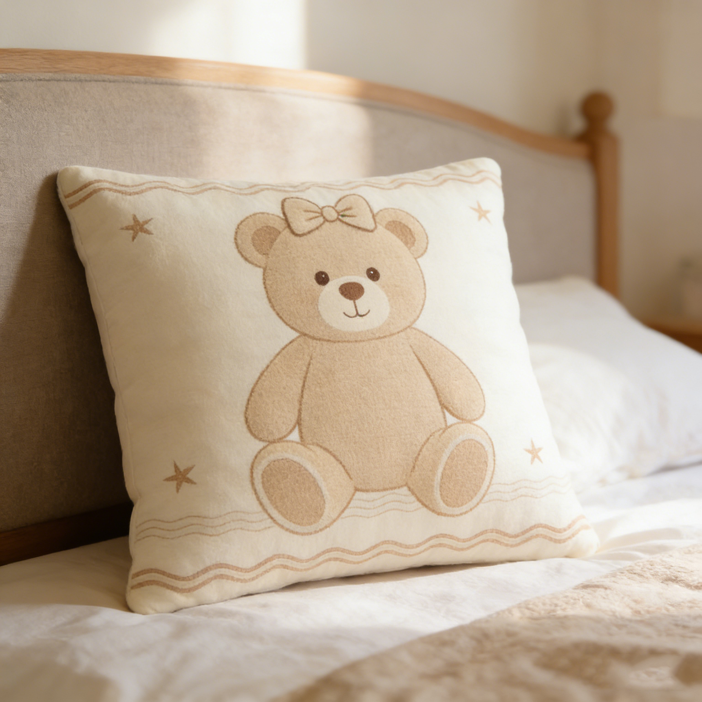 Sweet Teddy Bear Accent Pillow