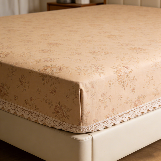 Vintage Rose Lace Sheet Set