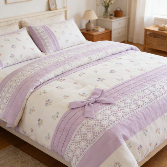 Lavender Floral Comforter