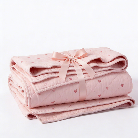 Pink Heart Comforter