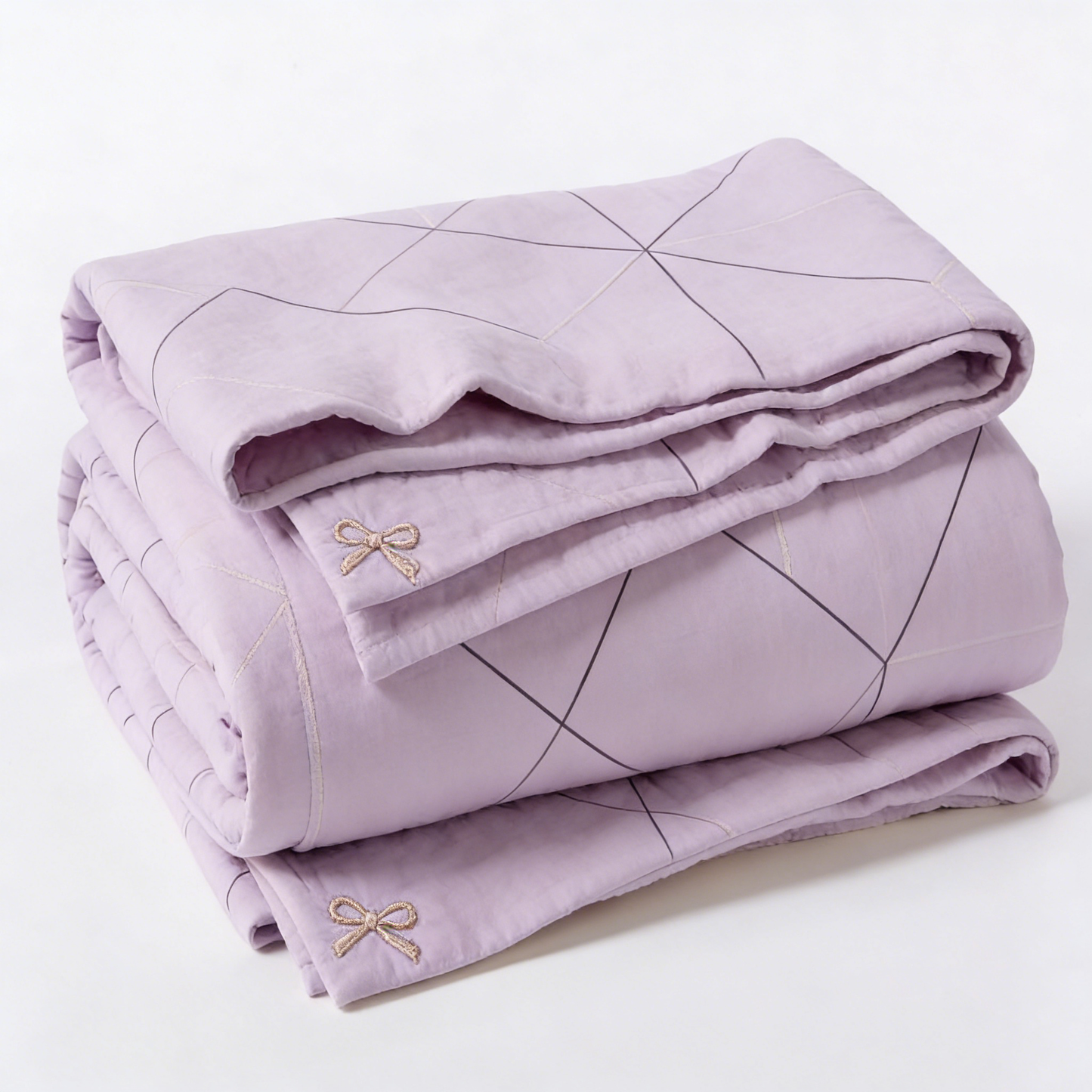 Lavender Bow Comforter
