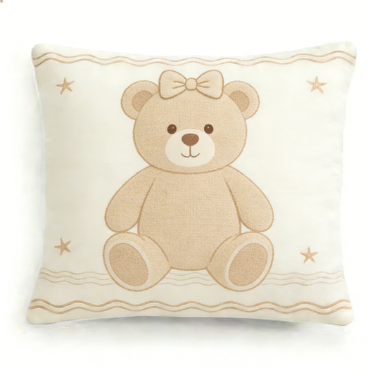 Sweet Teddy Bear Accent Pillow