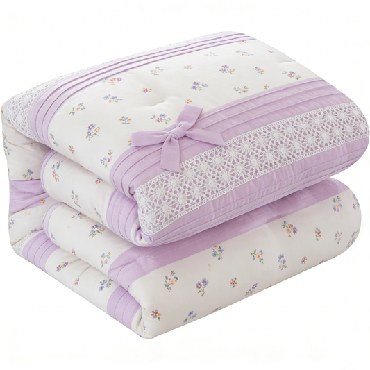 Lavender Floral Comforter